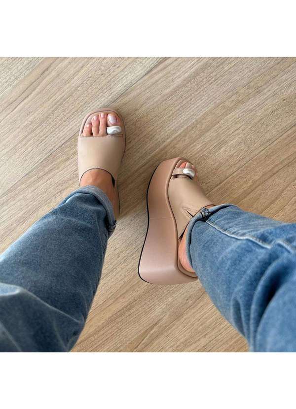 Damannu Shoes - Flat Tamanco Sasha Nude Nude 2