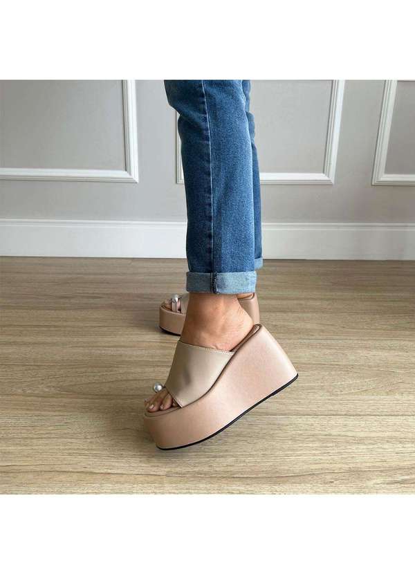 Damannu Shoes - Flat Tamanco Sasha Nude Nude 6