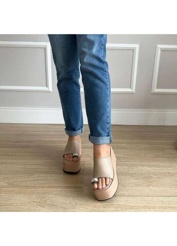 Damannu Shoes - Flat Tamanco Sasha Nude Nude 7