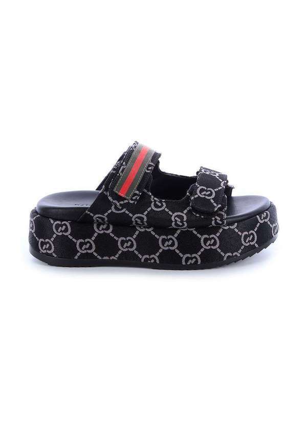 Damannu Shoes - Flat Tiras Agata Preto Preto