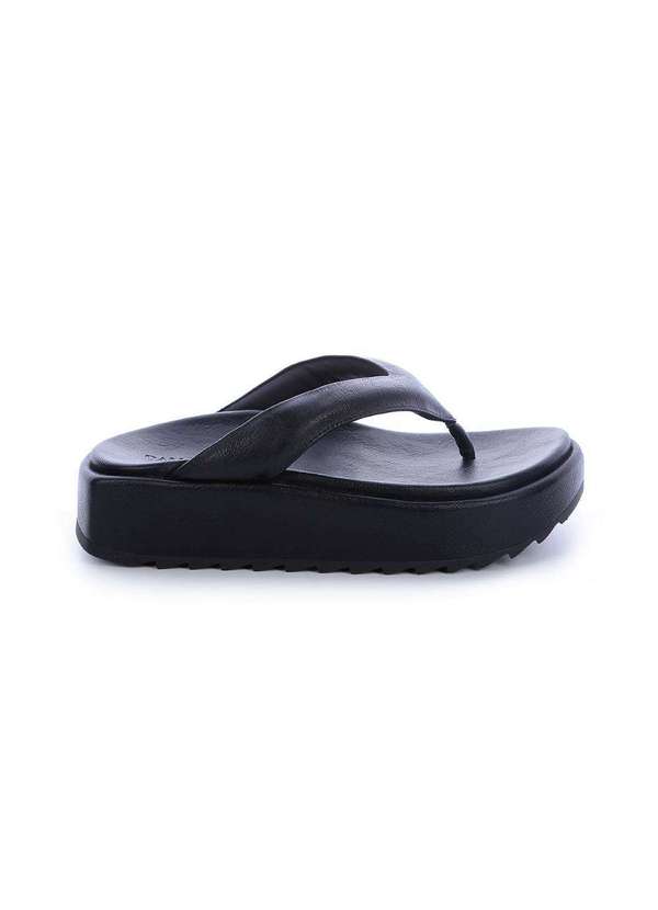 Damannu Shoes - Sandália Flat Dedo Louane Preto Preto 1