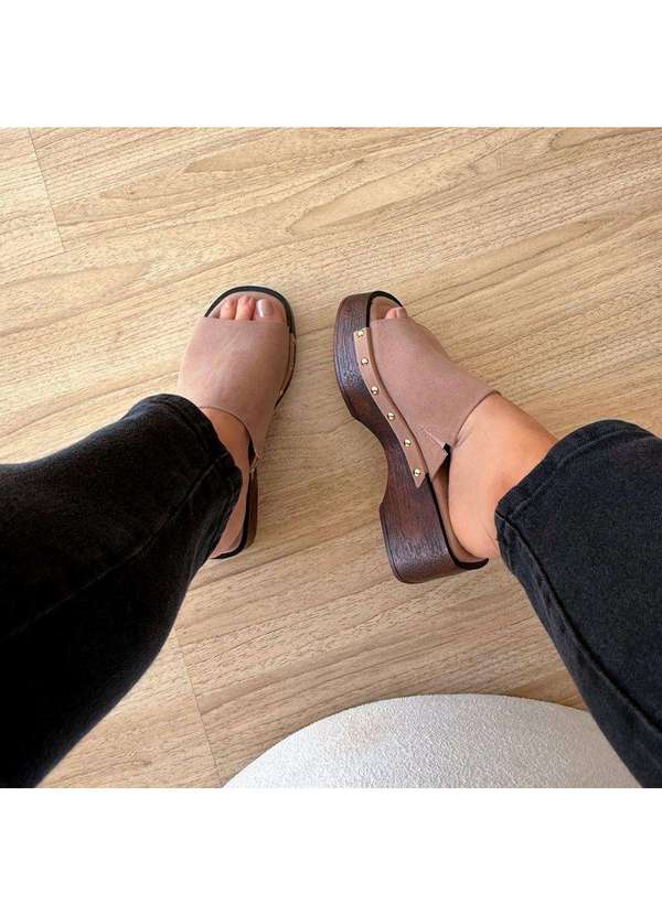 Damannu Shoes - Tamanco Clog Melina Bege Bege 2