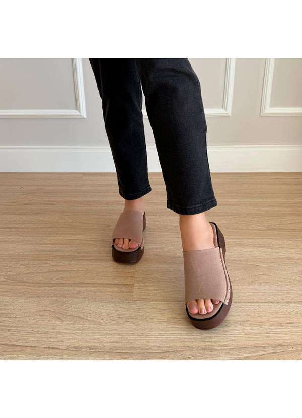 Damannu Shoes - Tamanco Clog Melina Bege Bege 5