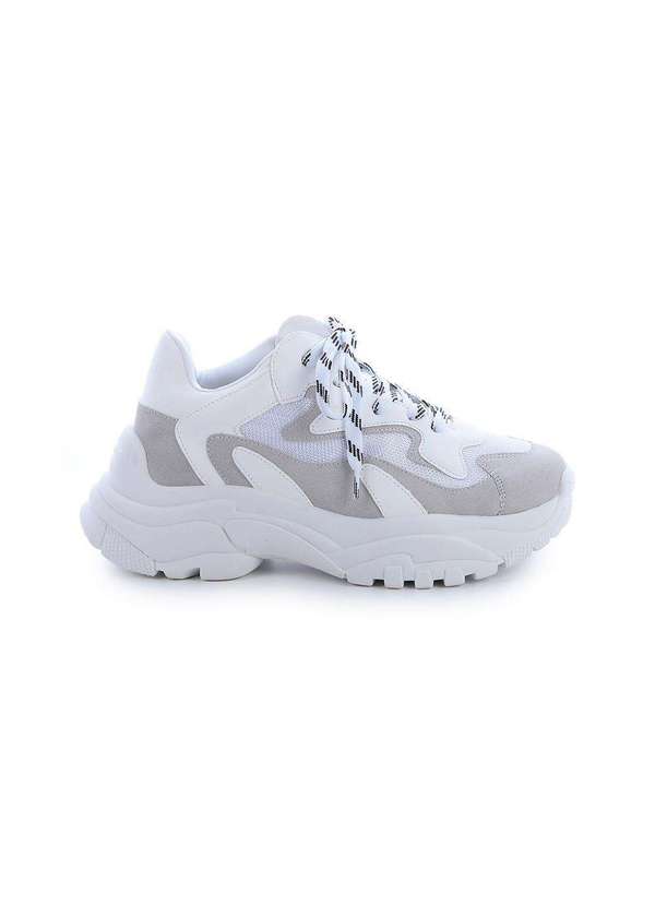 Damannu Shoes - Tênis Chunky Ellie Branco Branco 2