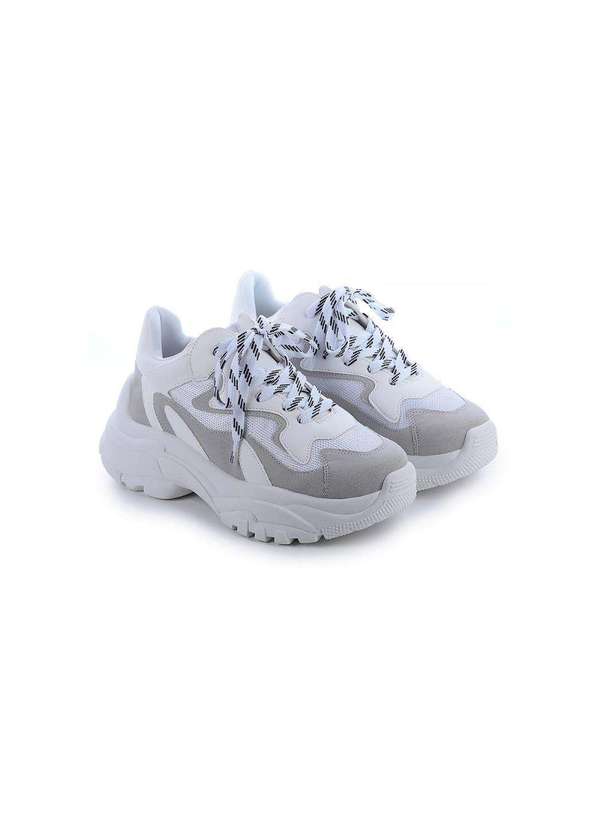 Damannu Shoes - Tênis Chunky Ellie Branco Branco 5