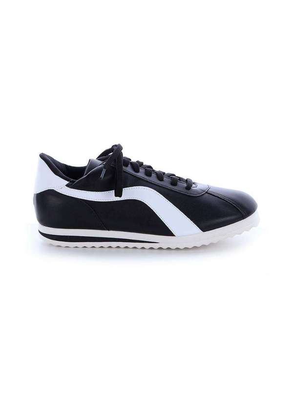 Damannu Shoes - Tênis Chunky Mikaela Preto e Branco Preto