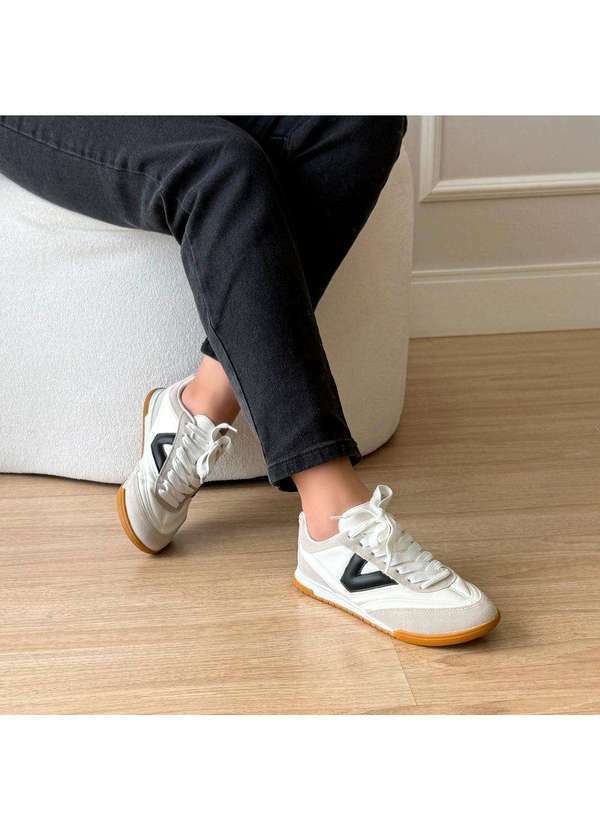 Damannu Shoes - Tênis Feminino Virginia Branco Branco 2