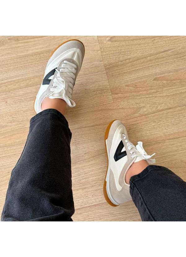 Damannu Shoes - Tênis Feminino Virginia Branco Branco 4