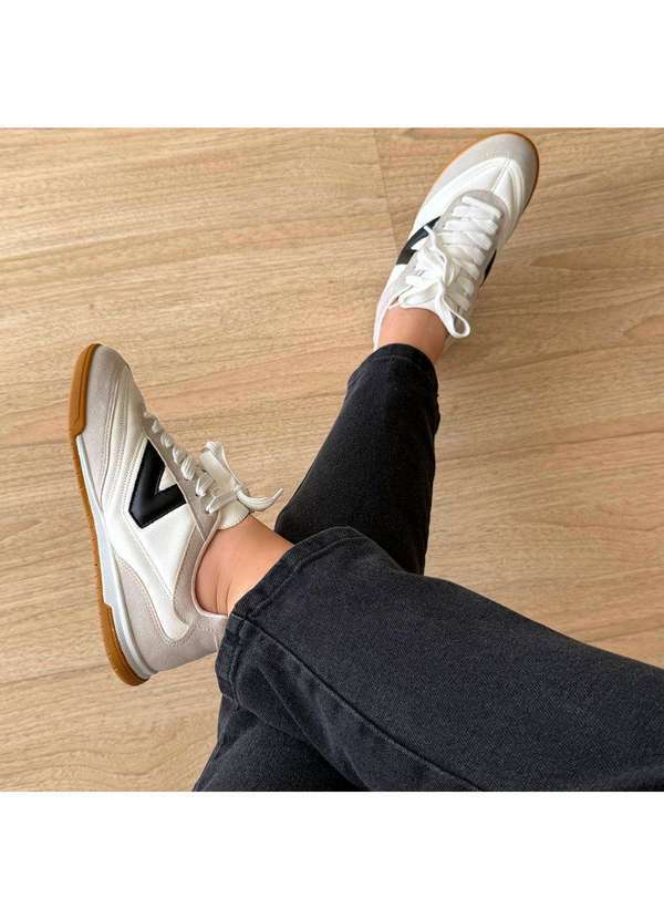 Damannu Shoes - Tênis Feminino Virginia Branco Branco 5