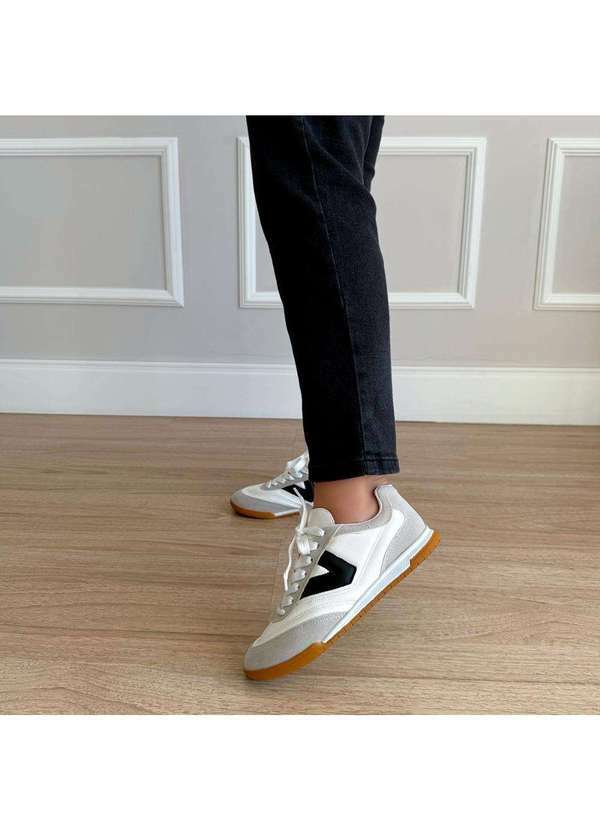 Damannu Shoes - Tênis Feminino Virginia Branco Branco 7