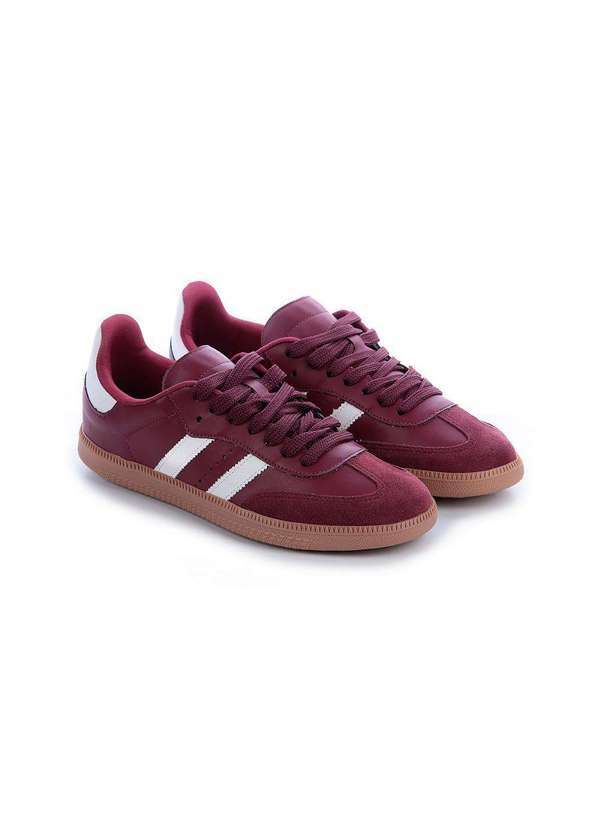 Damannu Shoes - Tênis Flatform Manu Bordô Bordô 7