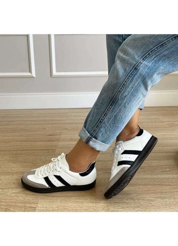 Damannu Shoes - Tênis Flatform Manu Branco Branco