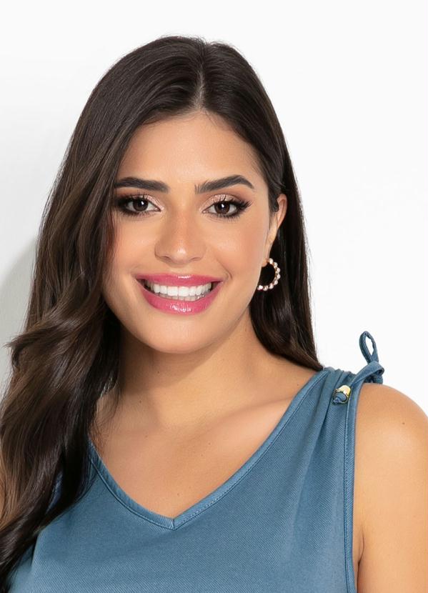 Rosalie - Regata Azul Claro com Amarração 3