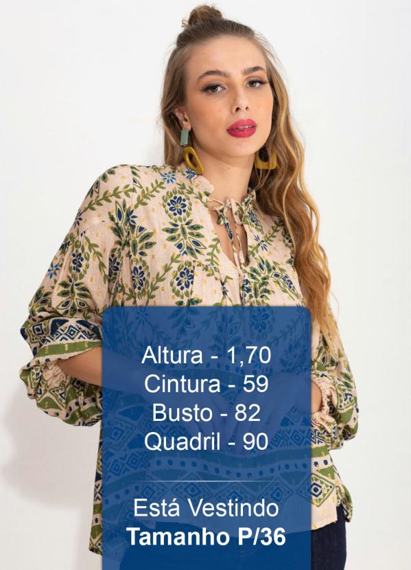 Farm - Bata de Viscose Abacaxinho Bege 5