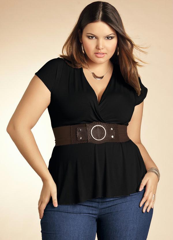 Quintess - Blusa Preto Decote Transpassado