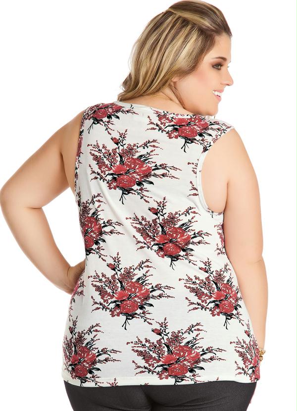 Marguerite - Regata Floral com Decote Redondo 2