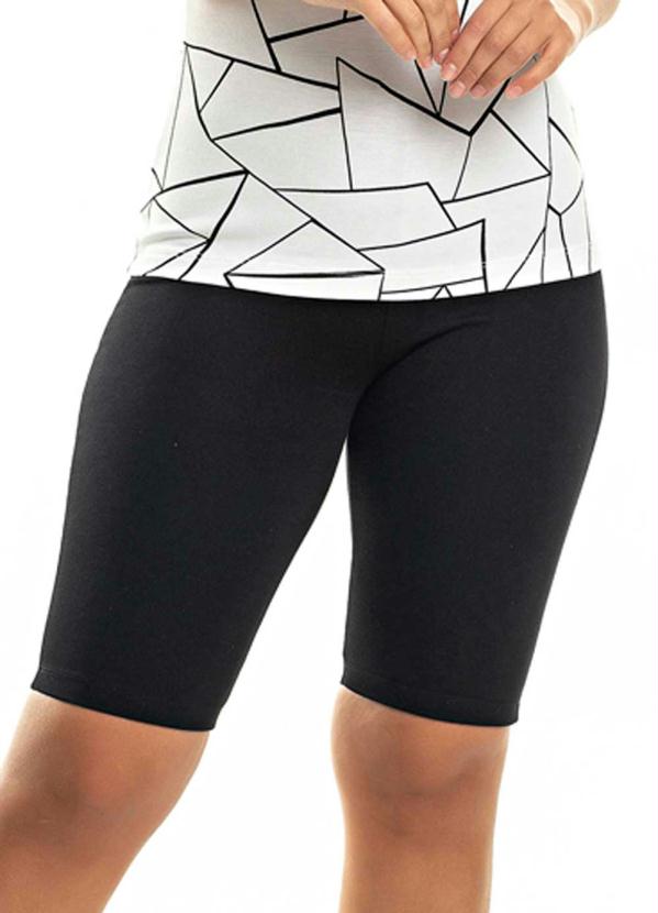 Up Close - Bermuda Ciclista Preto 1