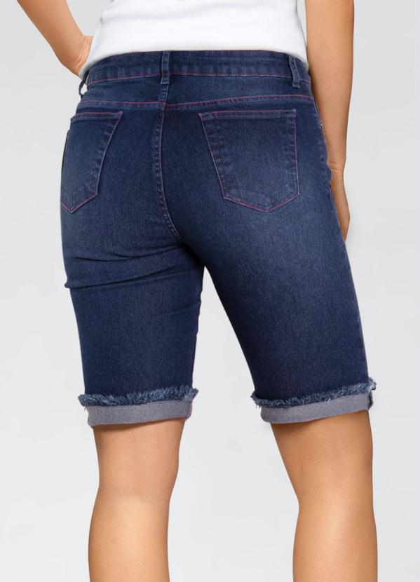 Outlet - Bermuda Jeans Azul 2