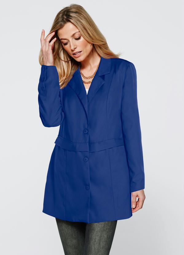 bonprix - Blazer Alongado Azul 2