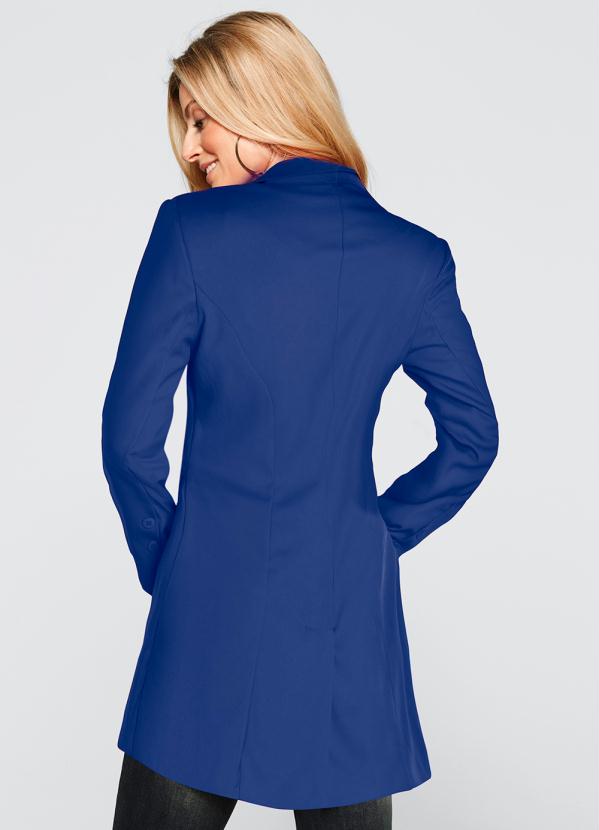 bonprix - Blazer Alongado Azul 3