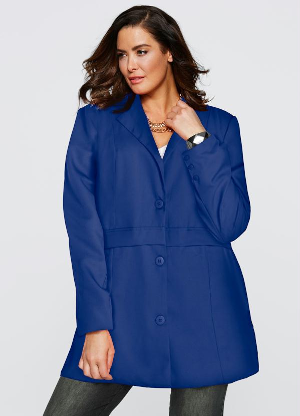 bonprix - Blazer Alongado Azul 6