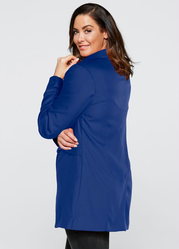 bonprix - Blazer Alongado Azul 7
