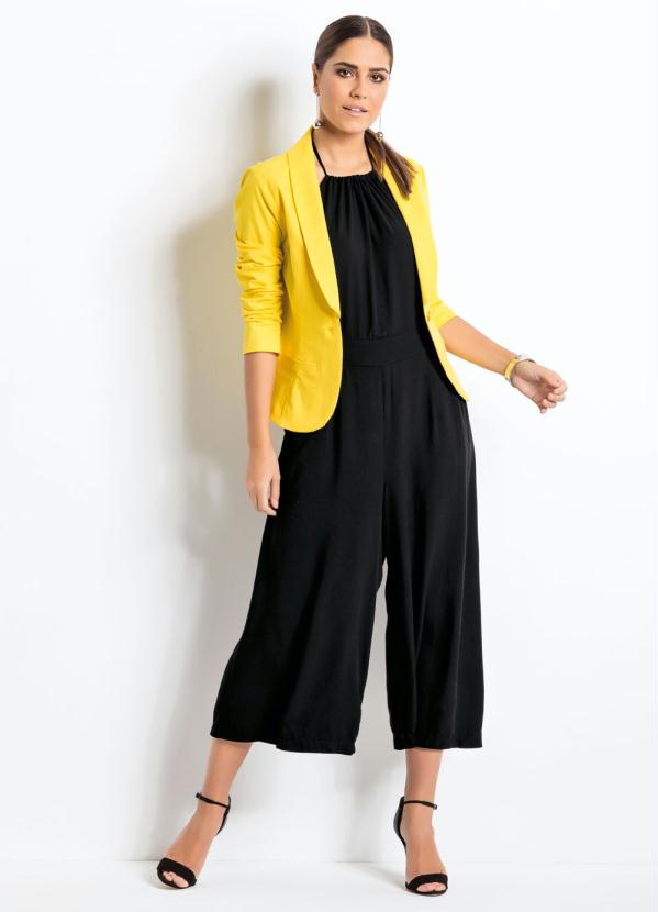 Quintess - Blazer Clássico Amarelo 4