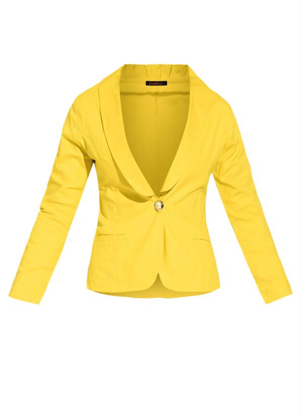 Quintess - Blazer Clássico Amarelo 7
