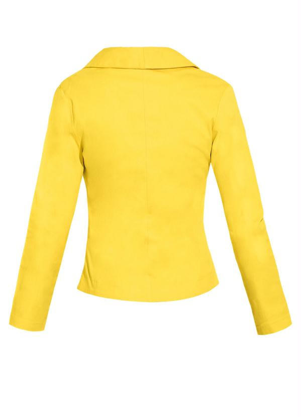 Quintess - Blazer Clássico Amarelo 8