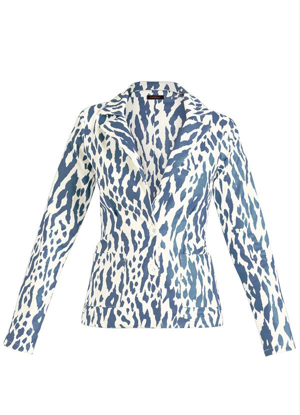 Quintess - Blazer Clássico Estampado 5