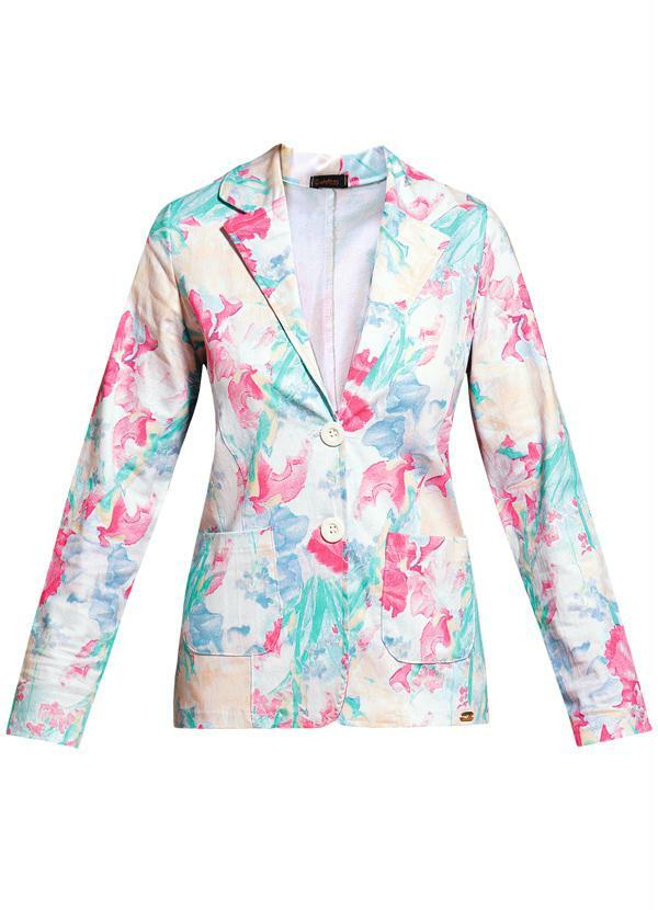 Quintess - Blazer Feminino Estampado 5