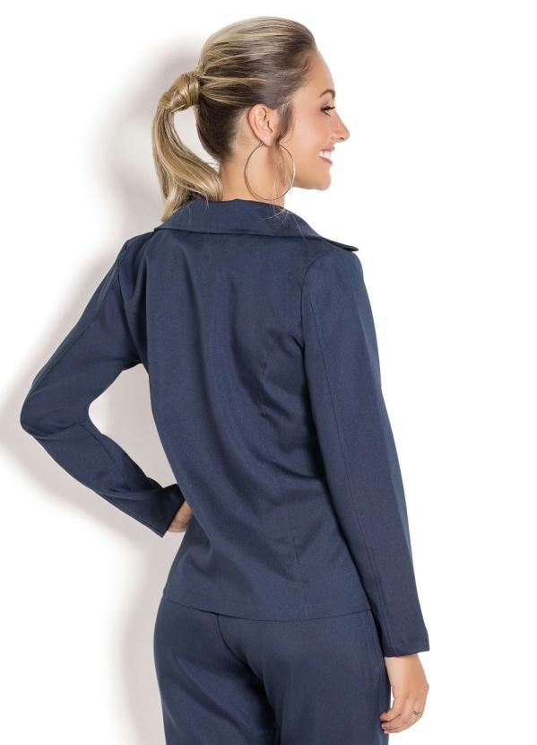 Janine - Blazer Marinho com Botões Frontais 2