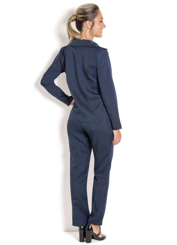 Janine - Blazer Marinho com Botões Frontais 4