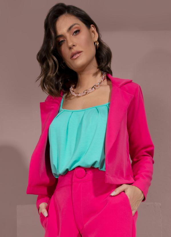 Quintess - Blazer Pink Cropped