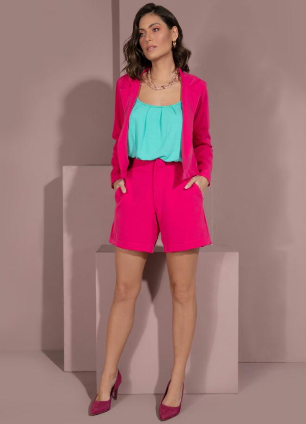 Quintess - Blazer Pink Cropped 5