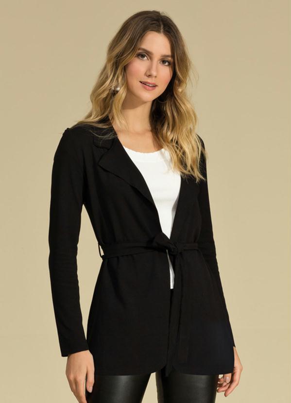 Doce Trama - Blazer Preto Doce Trama