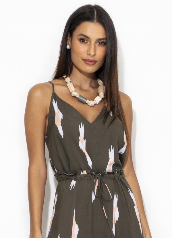 Maria Filó - Blusa Alça Estampa Mali Verde