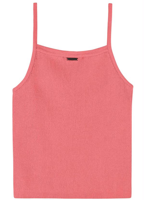 Enfim - Blusa Coral em Tricô Canelada 2
