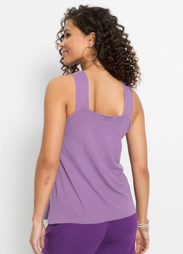Outlet - Blusa de Alça Lilás 2