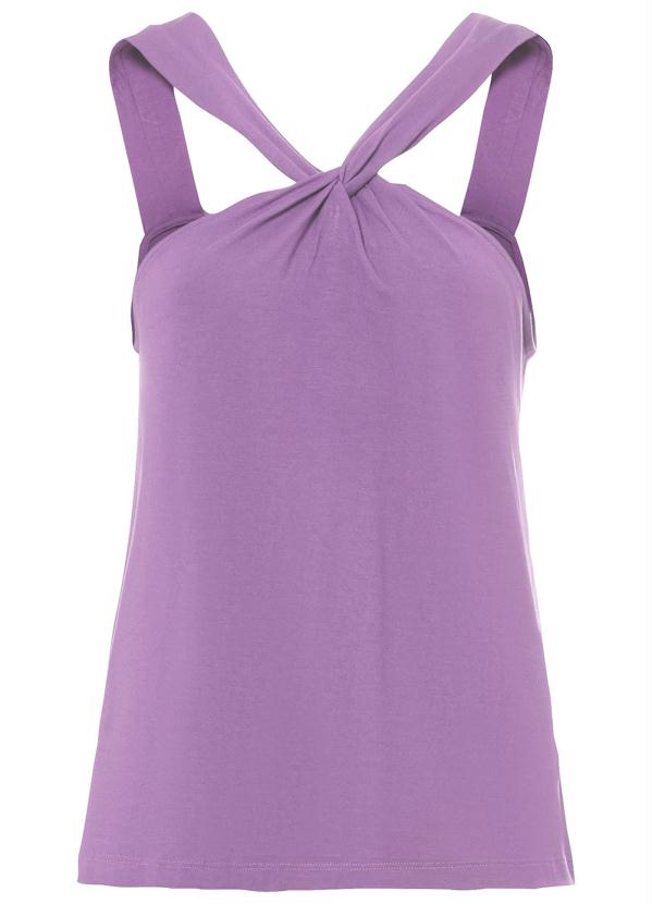 Outlet - Blusa de Alça Lilás 5