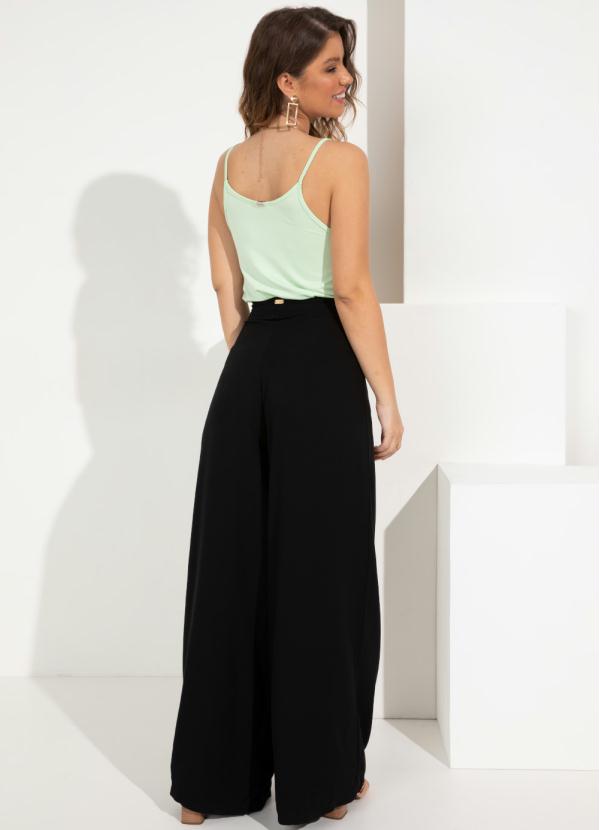 Outlet - Blusa Verde Claro de Alcinha com Miçangas 4