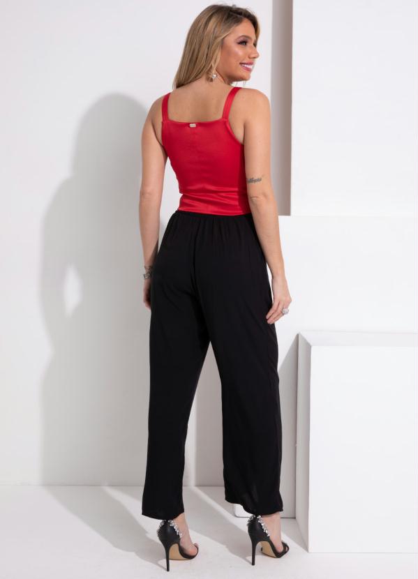 Outlet - Corset Vermelho com Zíper 4