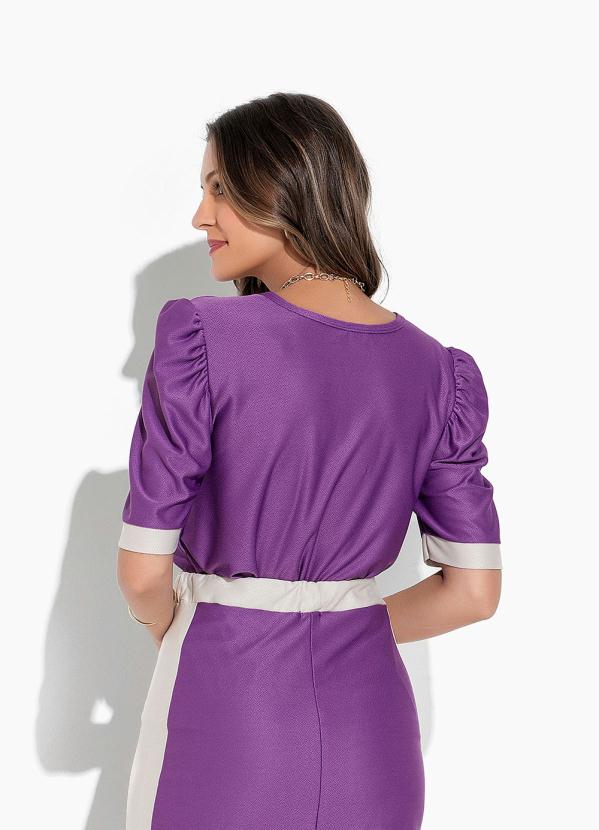 Rosalie - Blusa Bicolor com Punhos 2