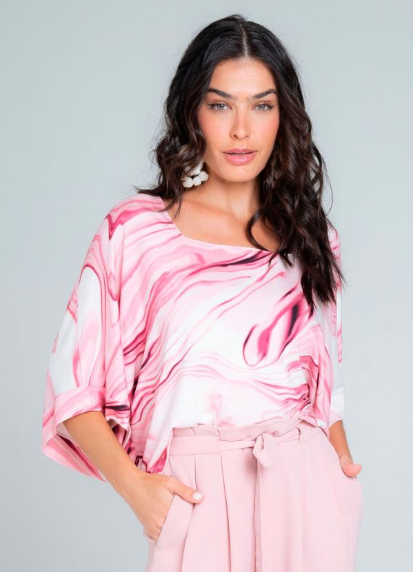 Endless - Blusa Feminina Estampada Rosa