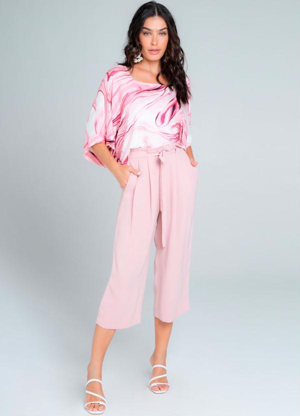 Endless - Blusa Feminina Estampada Rosa 3