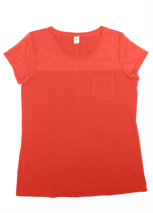 Rovitex - Blusa Feminina Laranja