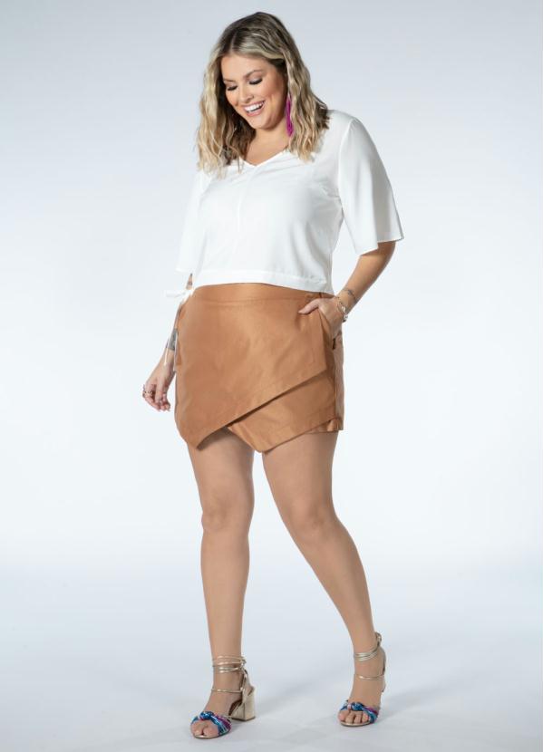 Quintess - Blusa Off White com Botões e Mangas Soltinhas 7