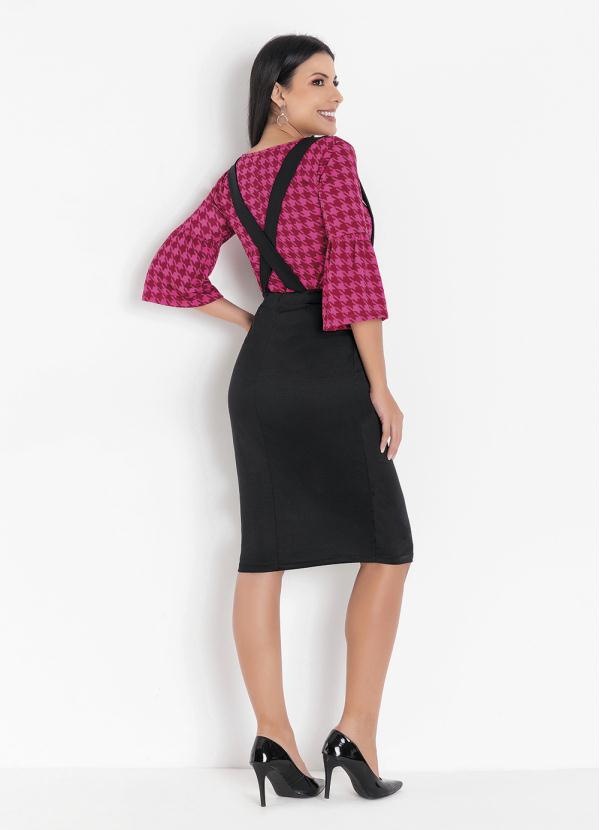 Queima Estoque - Blusa Pied de Poule Manga 7/8 4