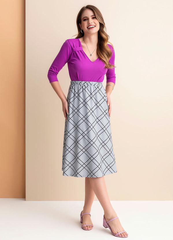 Rosalie - Blusa Violeta em Malha 3