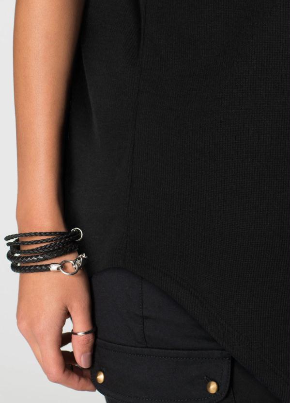 bonprix - Blusa Alongada Preta 4